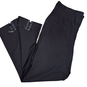 Crown & Ivy Black Ankle Pants with Bow accents 14